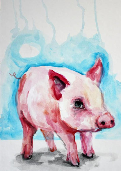 Free Pig - MyCraftsGfit - Free 5D Diamond Painting