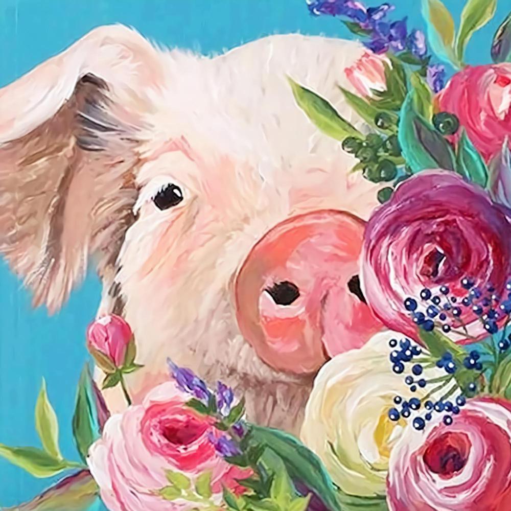 Free Pig - MyCraftsGfit - Free 5D Diamond Painting