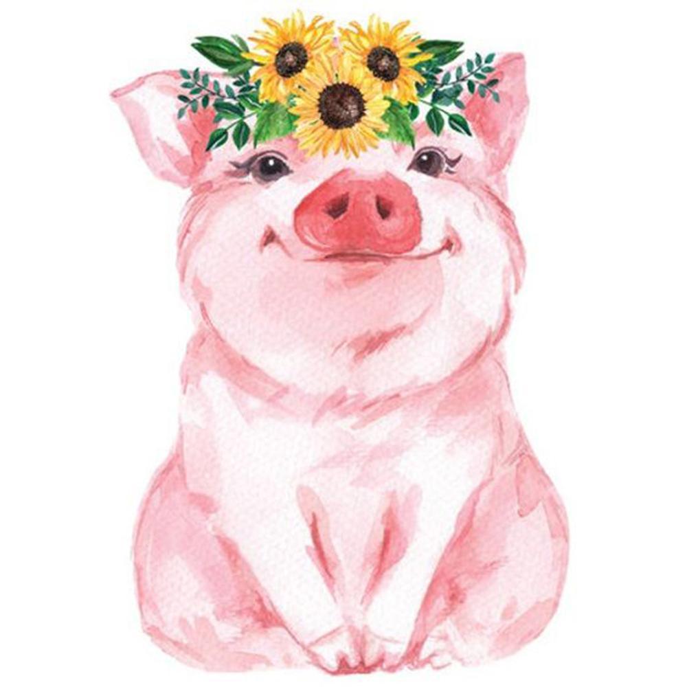 Free Pig - MyCraftsGfit - Free 5D Diamond Painting