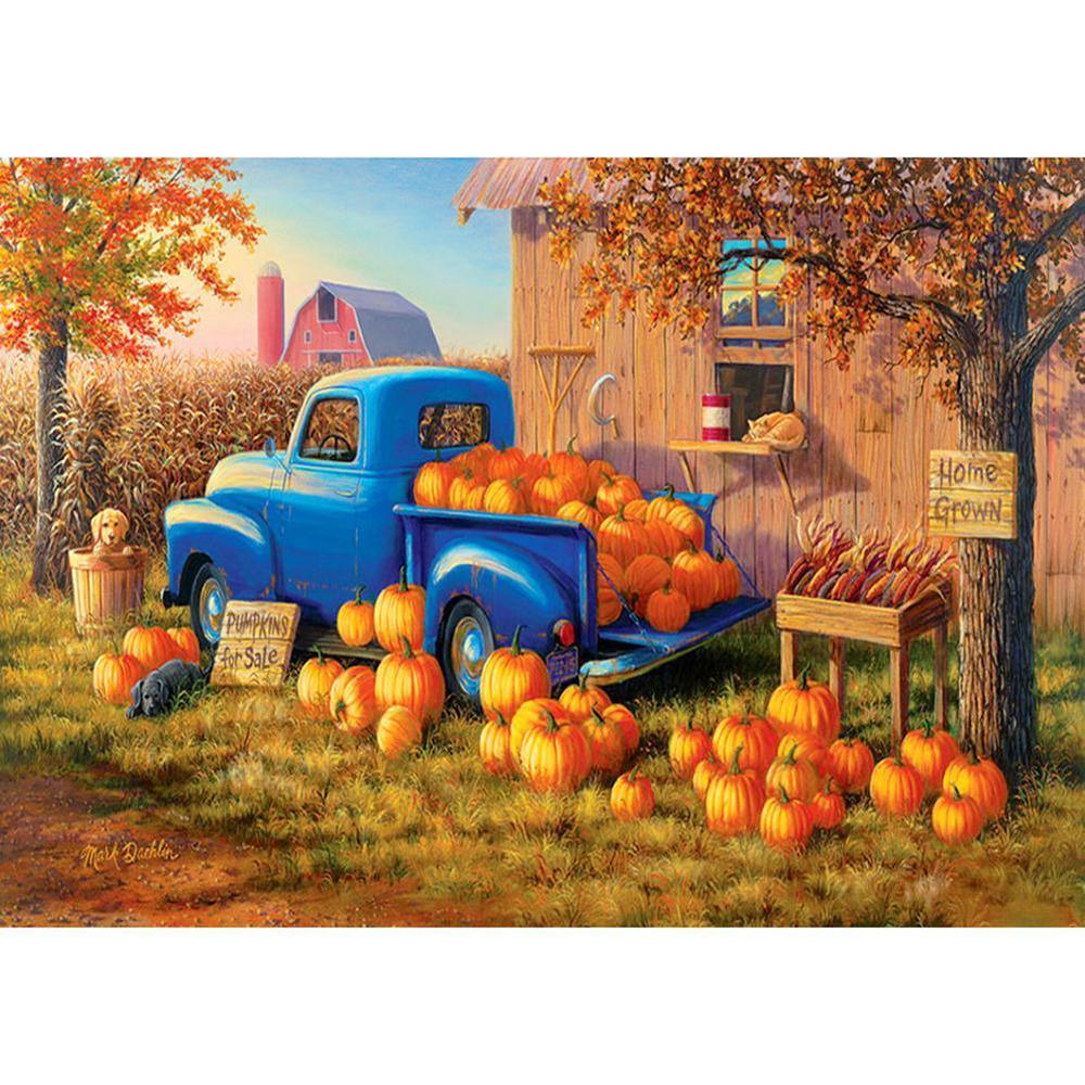 Free Pumpkin Carriage - MyCraftsGfit - Free 5D Diamond Painting