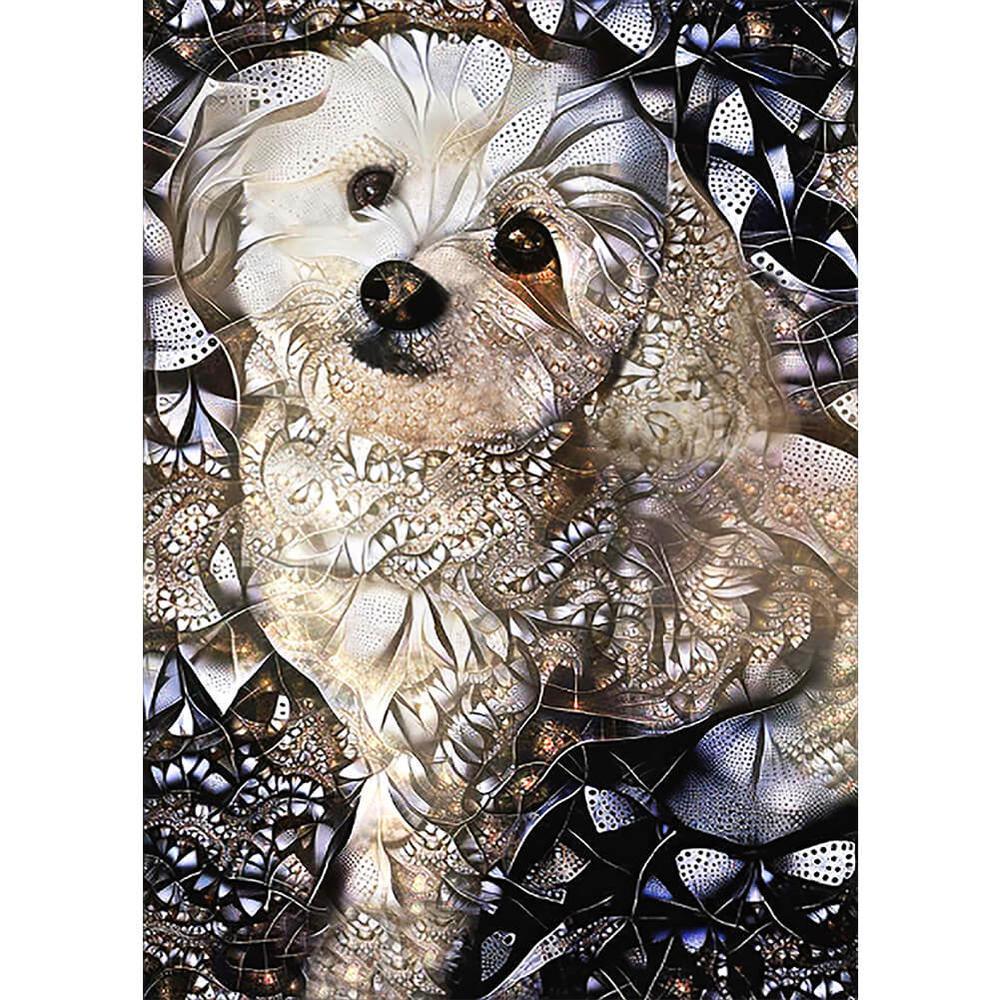 Puppy Free 5D Diamond Painting Kits MyCraftsGfit - Free 5D Diamond Painting mycraftsgift.com