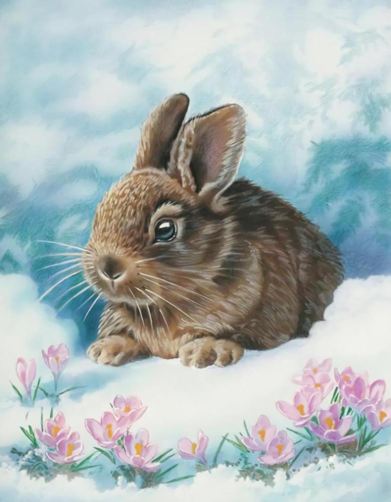 Free Rabbit - MyCraftsGfit - Free 5D Diamond Painting