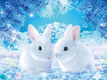 Free Rabbit - MyCraftsGfit - Free 5D Diamond Painting