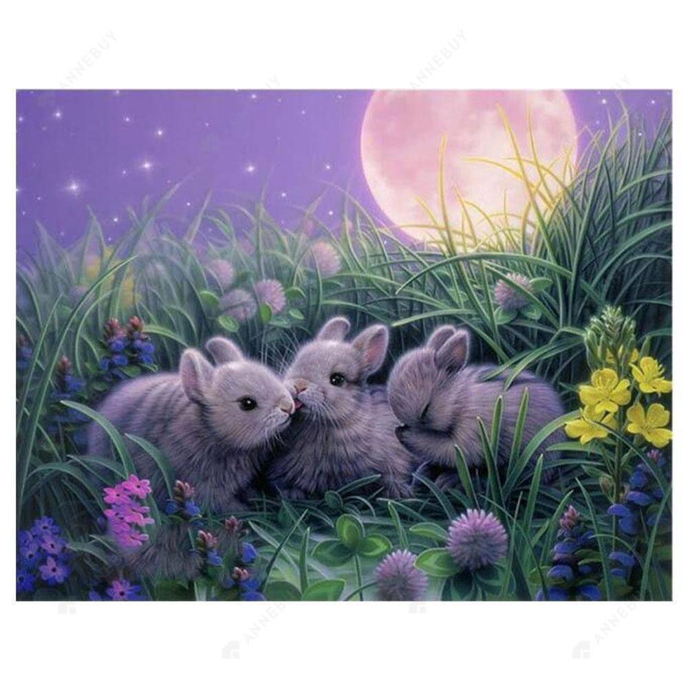 Free Rabbit - MyCraftsGfit - Free 5D Diamond Painting