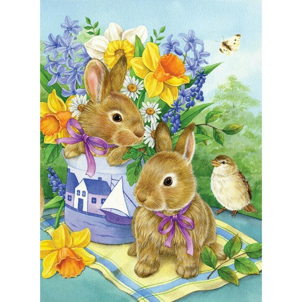 Free Rabbit - MyCraftsGfit - Free 5D Diamond Painting