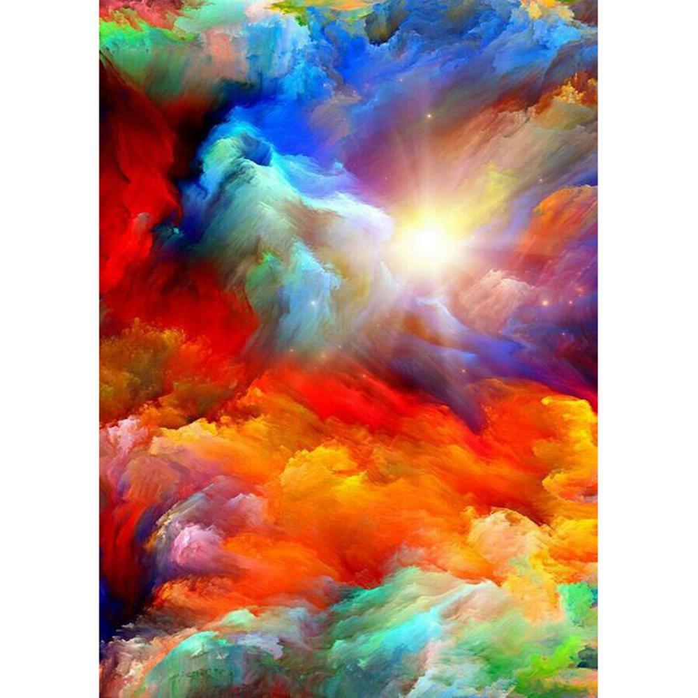Rainbow Clouds - MyCraftsGfit - Free 5D Diamond Painting