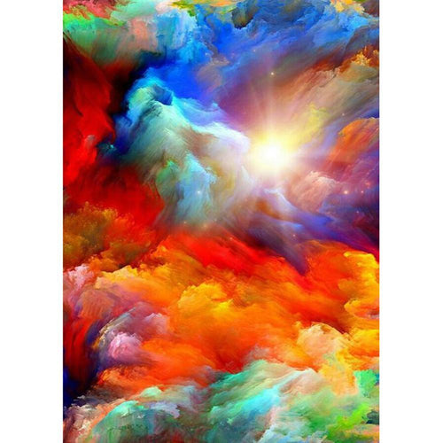 Free Rainbow Clouds - MyCraftsGfit - Free 5D Diamond Painting