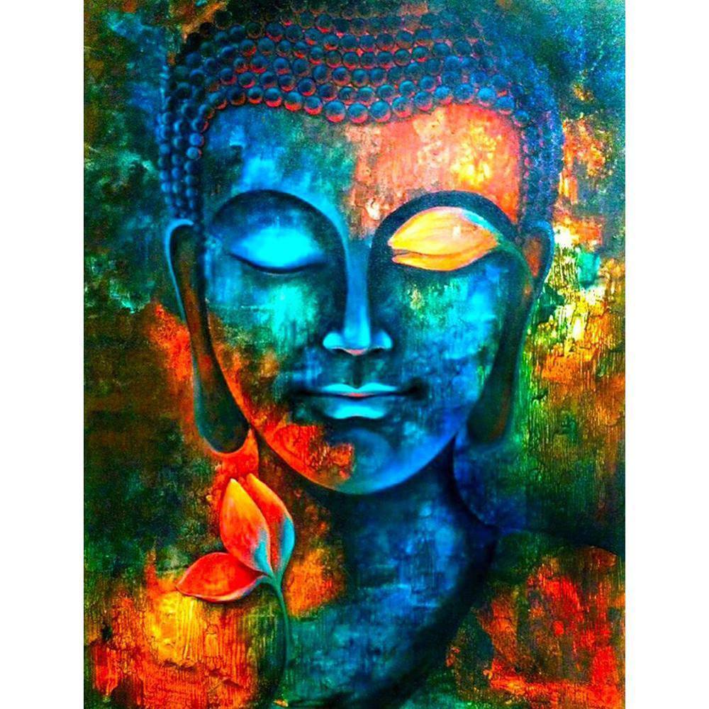 Free Retro Buddha - MyCraftsGfit - Free 5D Diamond Painting