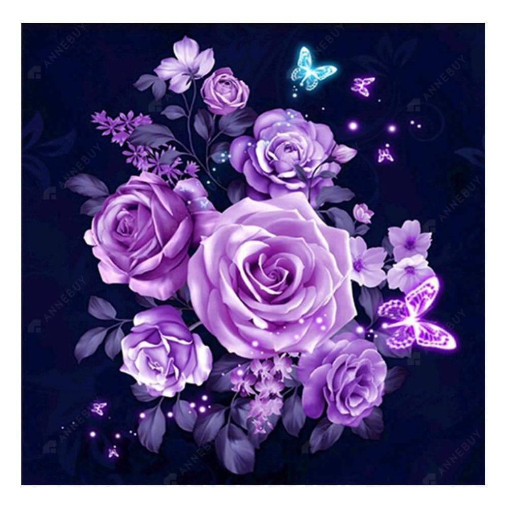 Free Rose Cross - MyCraftsGfit - Free 5D Diamond Painting