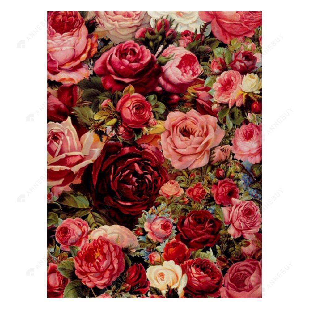 Free Rose Flowers - MyCraftsGfit - Free 5D Diamond Painting