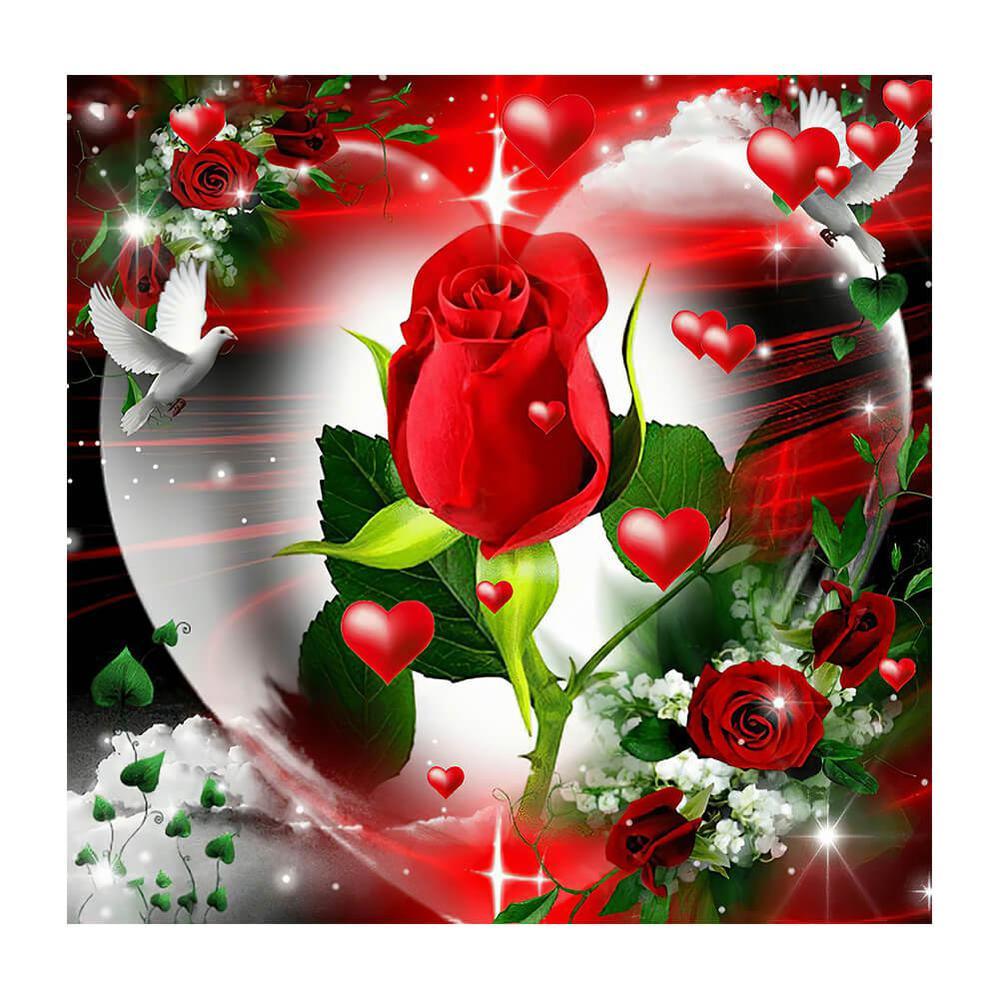 Free Rose - MyCraftsGfit - Free 5D Diamond Painting