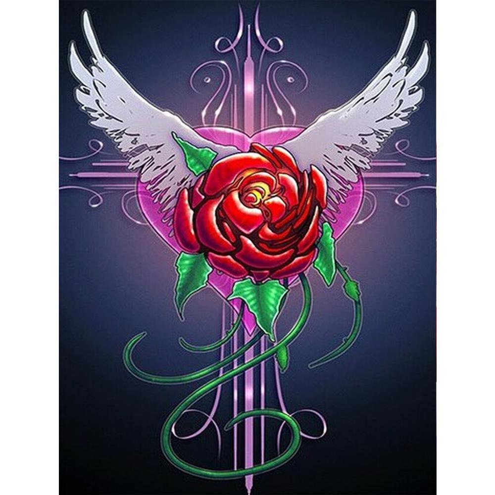 Rose Wing - MyCraftsGfit - Free 5D Diamond Painting