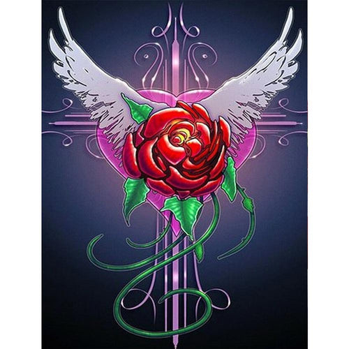 Rose Wing - MyCraftsGfit - Free 5D Diamond Painting