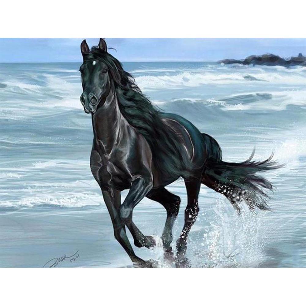 Free Running Horse - MyCraftsGfit - Free 5D Diamond Painting