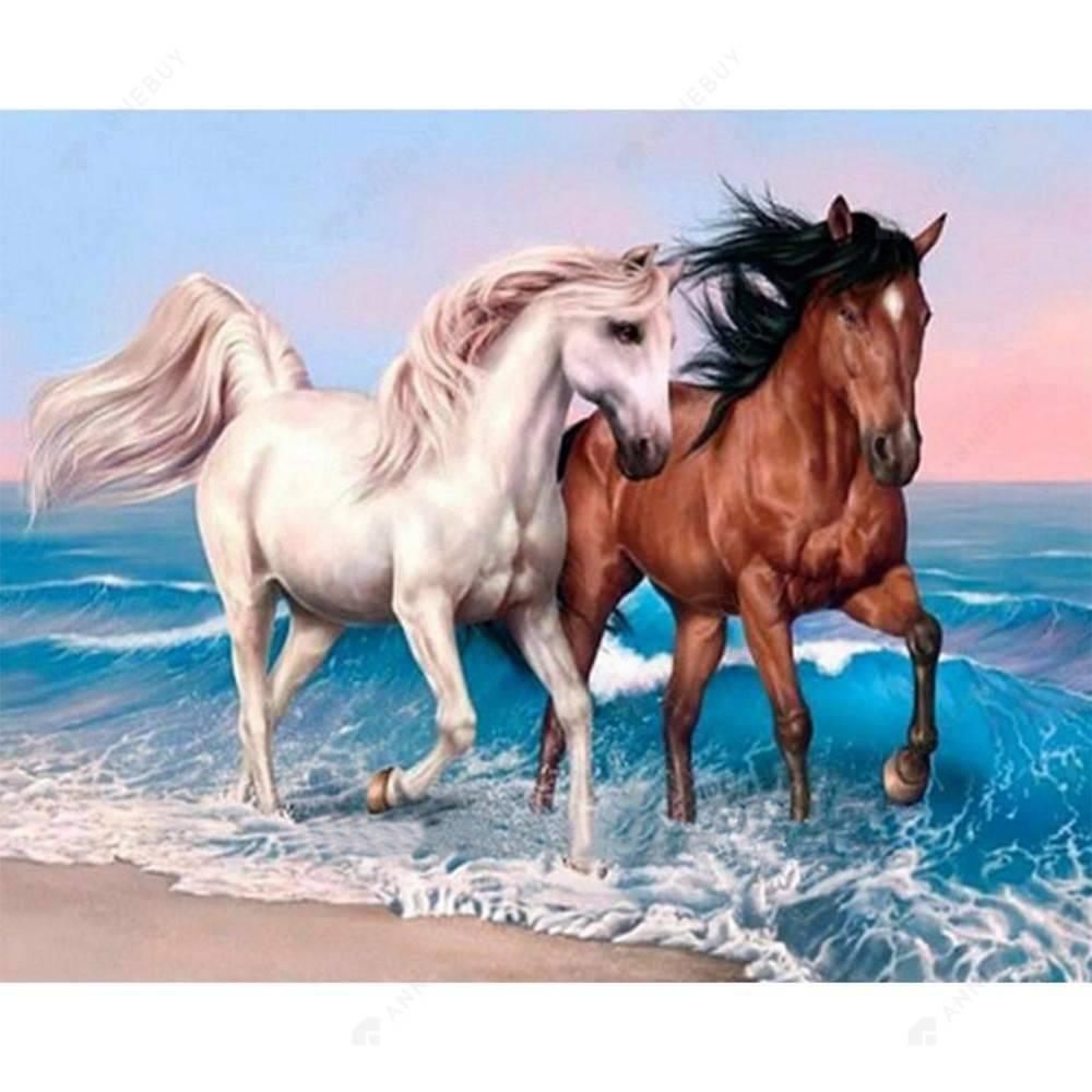 Free Running Horse - MyCraftsGfit - Free 5D Diamond Painting