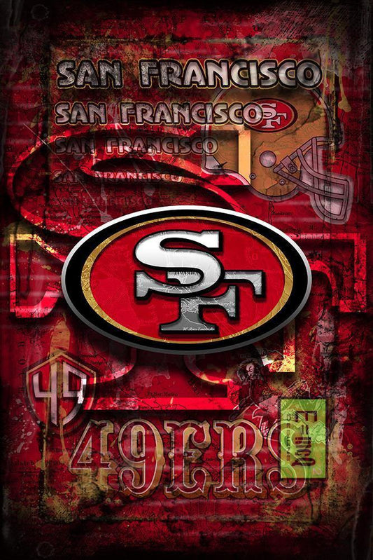 Free San Francisco 49ers - MyCraftsGfit - Free 5D Diamond Painting