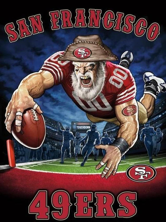 San Francisco 49ers 5D Diamond Painting Kits MyCraftsGfit - Free 5D Diamond Painting mycraftsgift.com