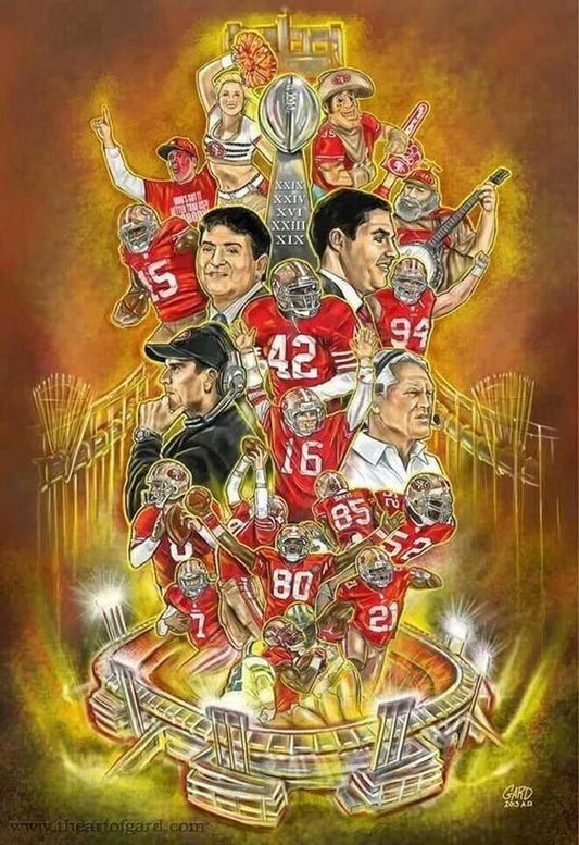 Free San Francisco 49ers - MyCraftsGfit - Free 5D Diamond Painting