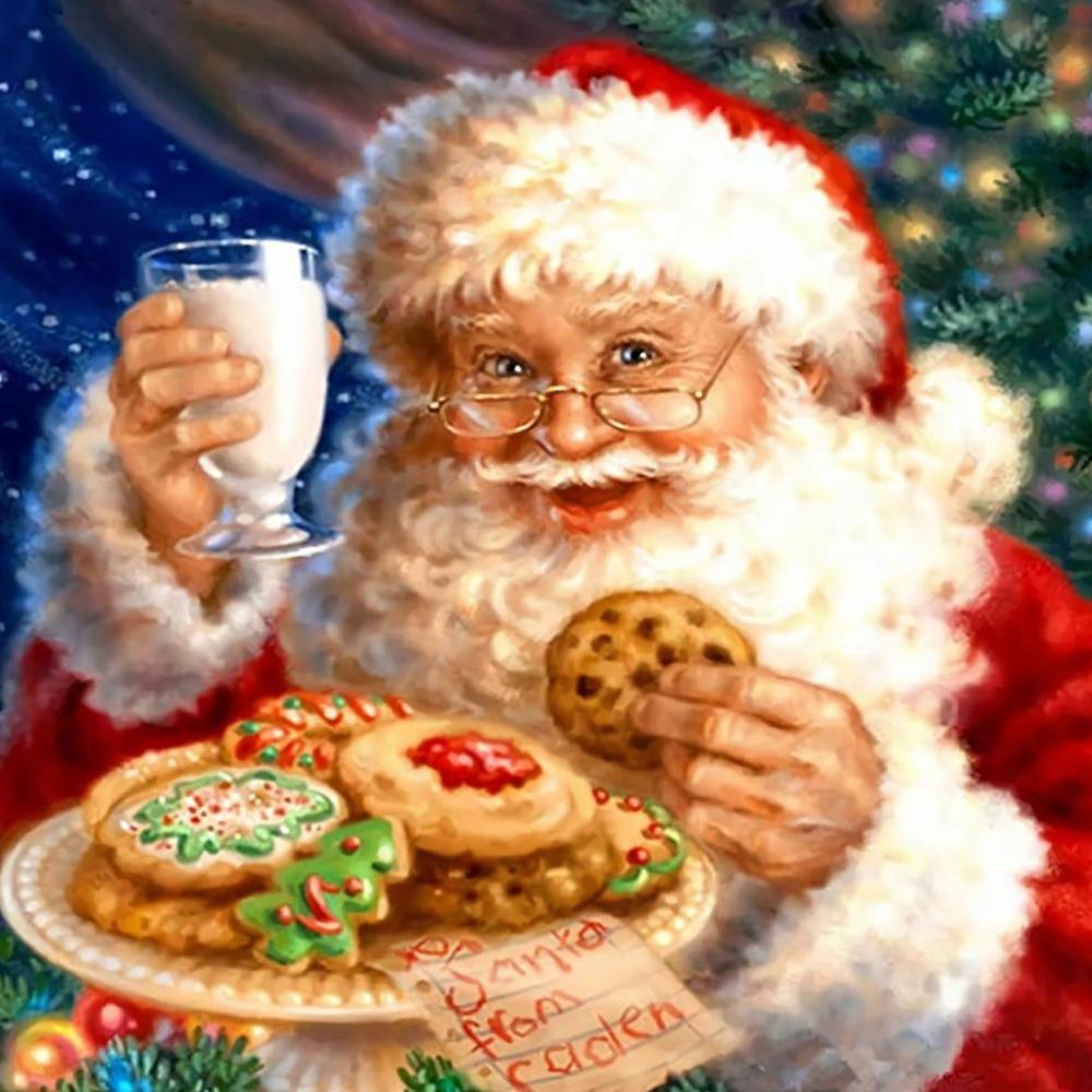 Free Santa Claus - MyCraftsGfit - Free 5D Diamond Painting