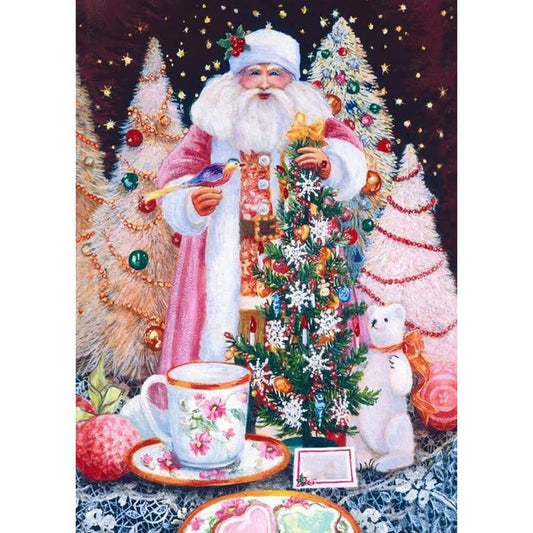 Santa Claus Free 5D Diamond Painting Kits MyCraftsGfit - Free 5D Diamond Painting mycraftsgift.com