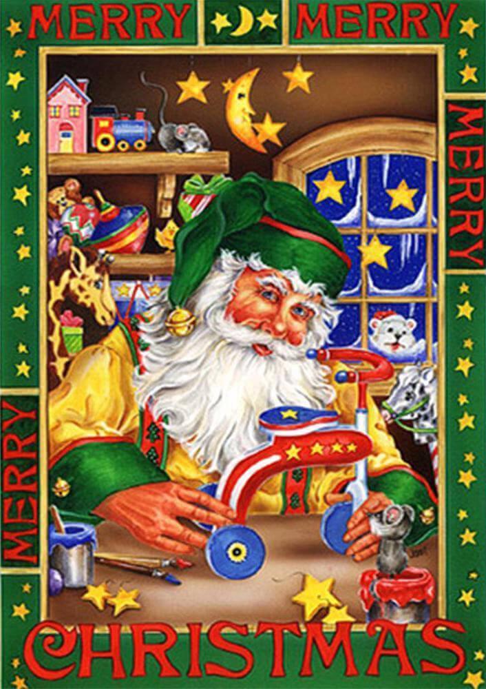 Free Santa Claus - MyCraftsGfit - Free 5D Diamond Painting