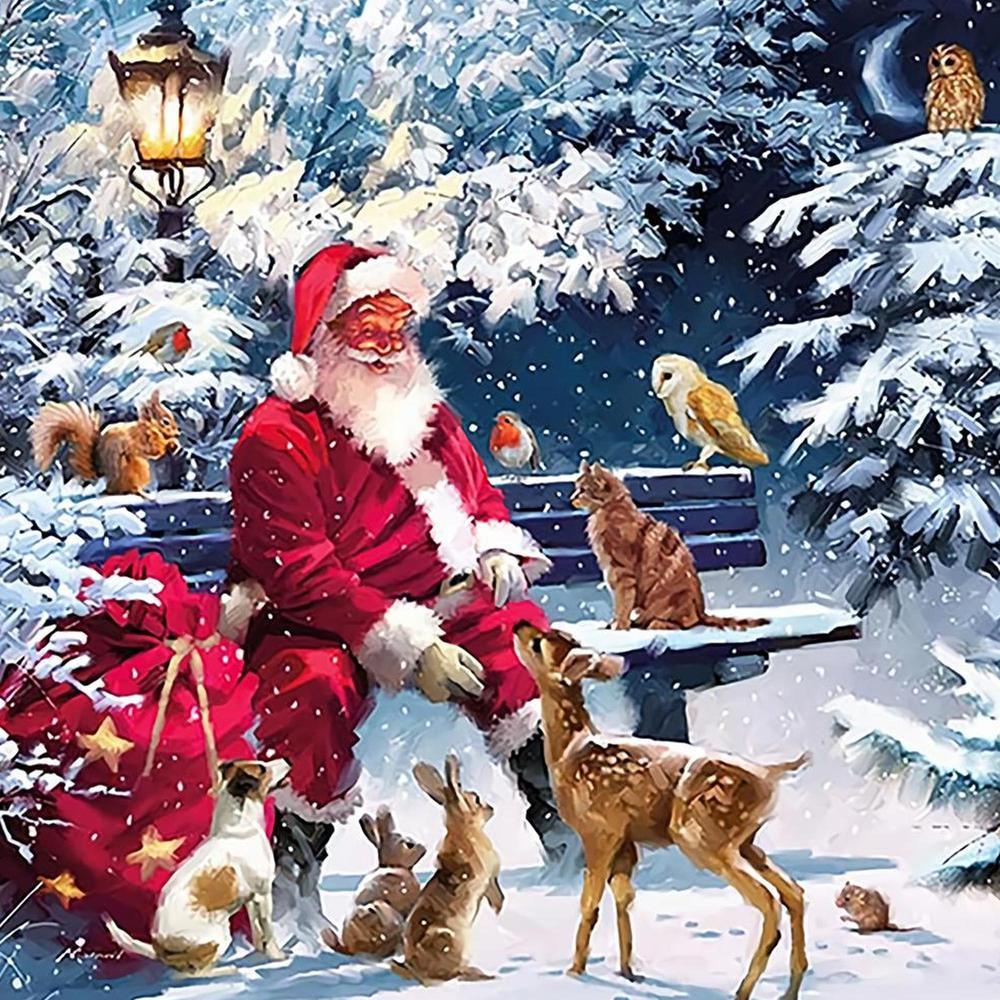 Free Santa Claus - MyCraftsGfit - Free 5D Diamond Painting