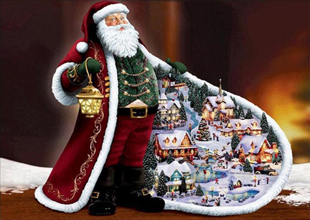 Santa Claus Free 5D Diamond Painting Kits MyCraftsGfit - Free 5D Diamond Painting mycraftsgift.com