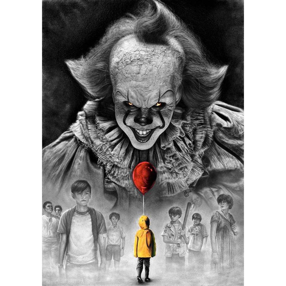 Free Scare Clown - MyCraftsGfit - Free 5D Diamond Painting