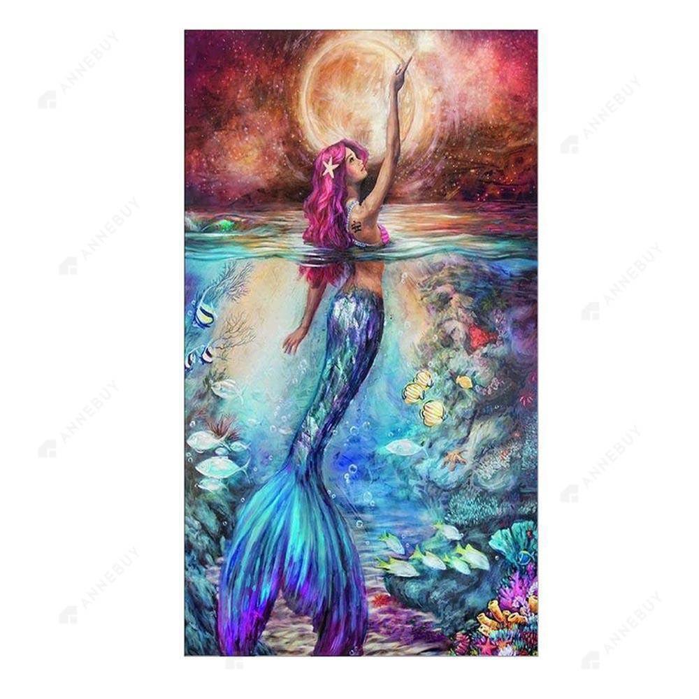 Free Sea Mermaid - MyCraftsGfit - Free 5D Diamond Painting