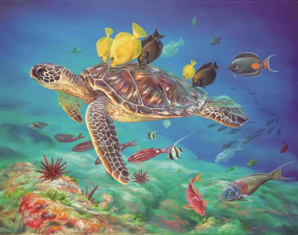 Sea Turtles - MyCraftsGfit - Free 5D Diamond Painting