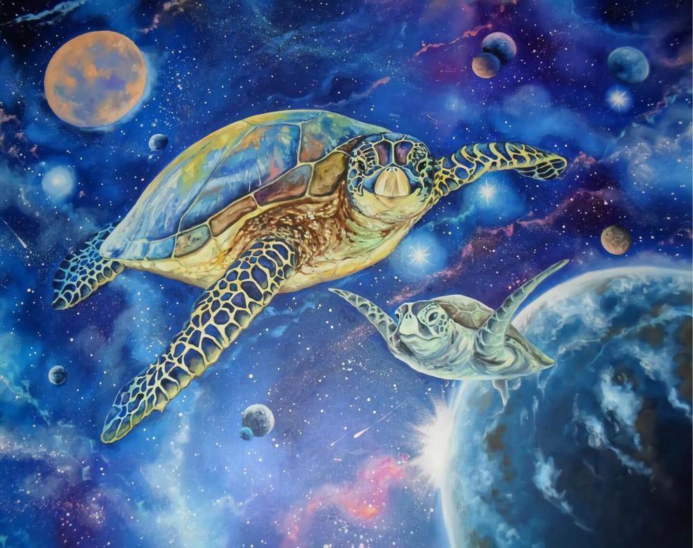 Sea Turtles - MyCraftsGfit - Free 5D Diamond Painting
