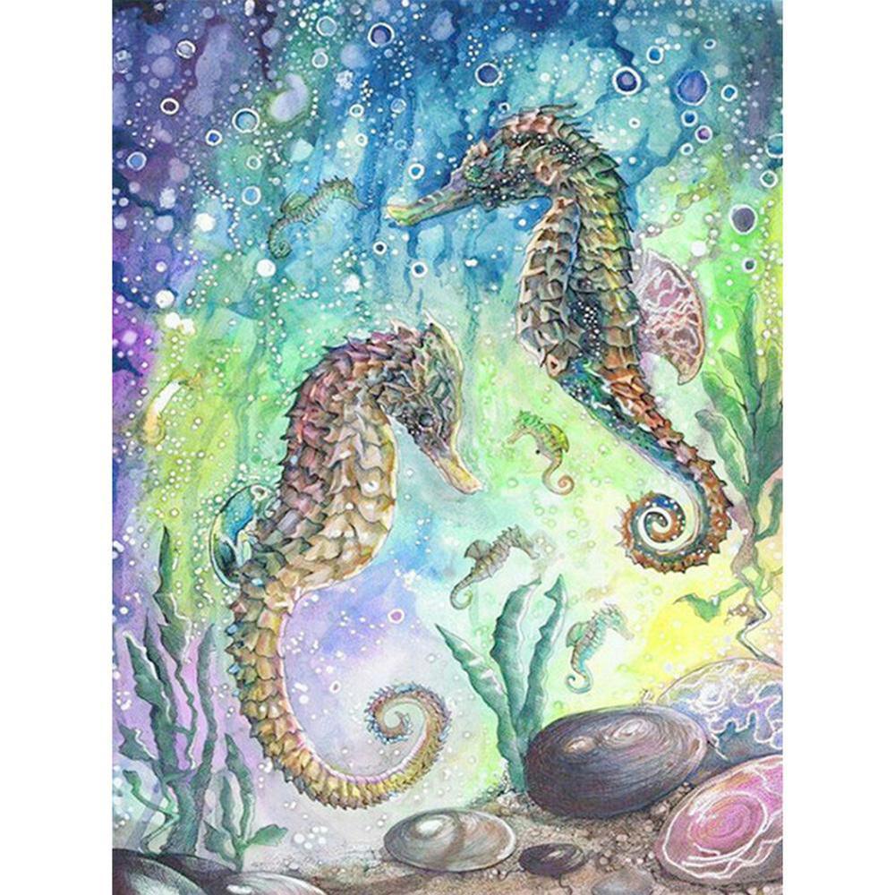 Seahorse - MyCraftsGfit - Free 5D Diamond Painting