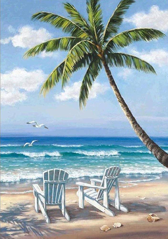 Free Seaside Scenery - MyCraftsGfit - Free 5D Diamond Painting