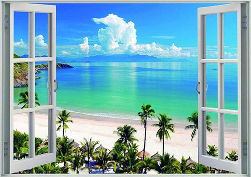 Seaside Scenery Free 5D Diamond Painting Kits MyCraftsGfit - Free 5D Diamond Painting mycraftsgift.com