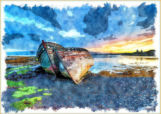 Free Seaside Scenery - MyCraftsGfit - Free 5D Diamond Painting