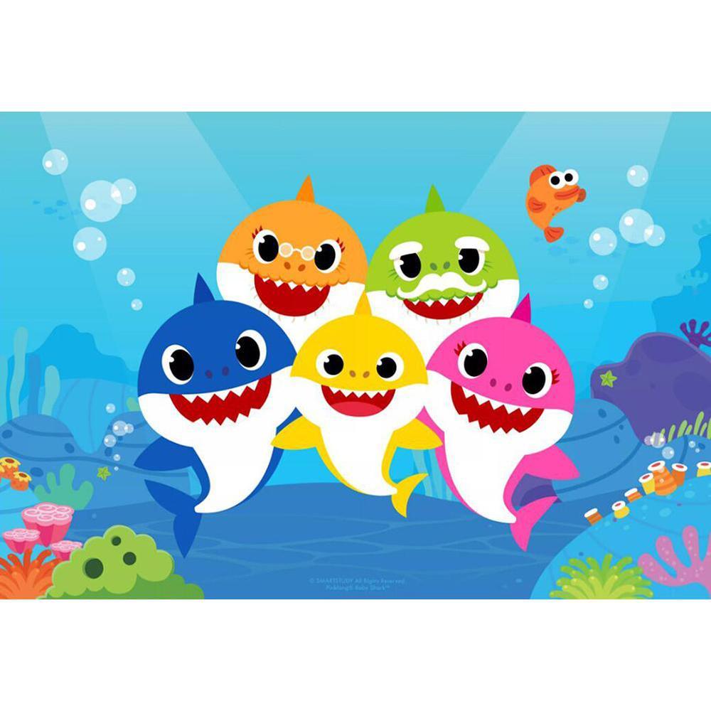 Free Shark Family - MyCraftsGfit - Free 5D Diamond Painting