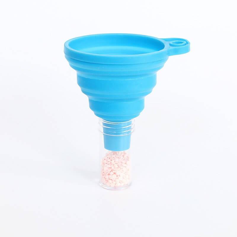 Free Silicone Collapsible Funnel Foldable (Random Color) - MyCraftsGfit - Free 5D Diamond Painting