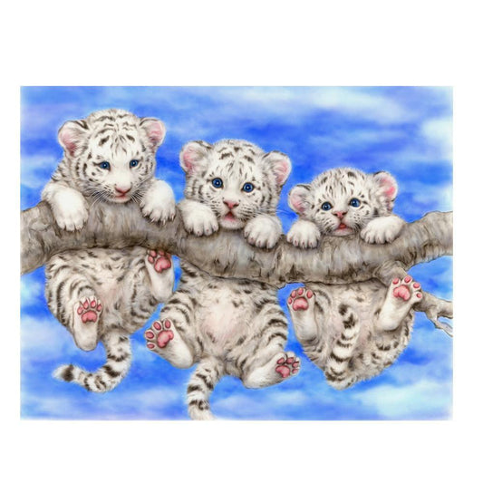 Free Small Tiger - MyCraftsGfit - Free 5D Diamond Painting