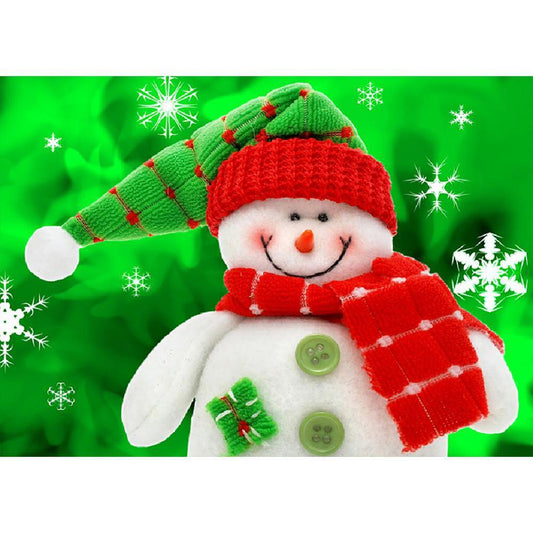 Free Smile Snowman - MyCraftsGfit - Free 5D Diamond Painting