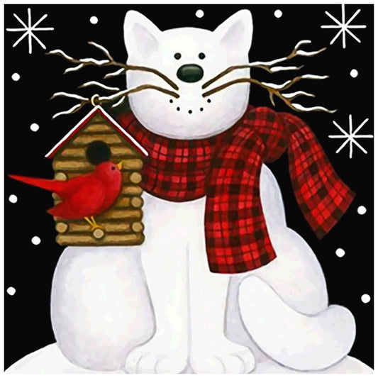 Free Snow Bear - MyCraftsGfit - Free 5D Diamond Painting