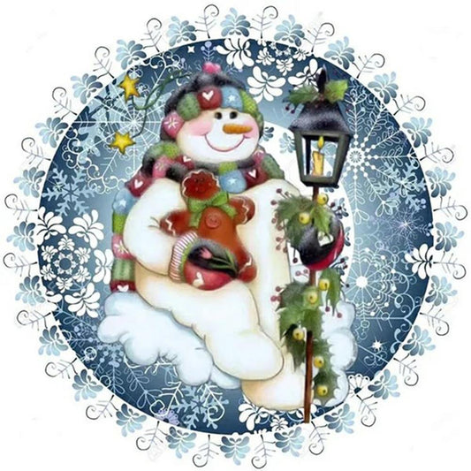 Snowman Free 5D Diamond Painting Kits MyCraftsGfit - Free 5D Diamond Painting mycraftsgift.com