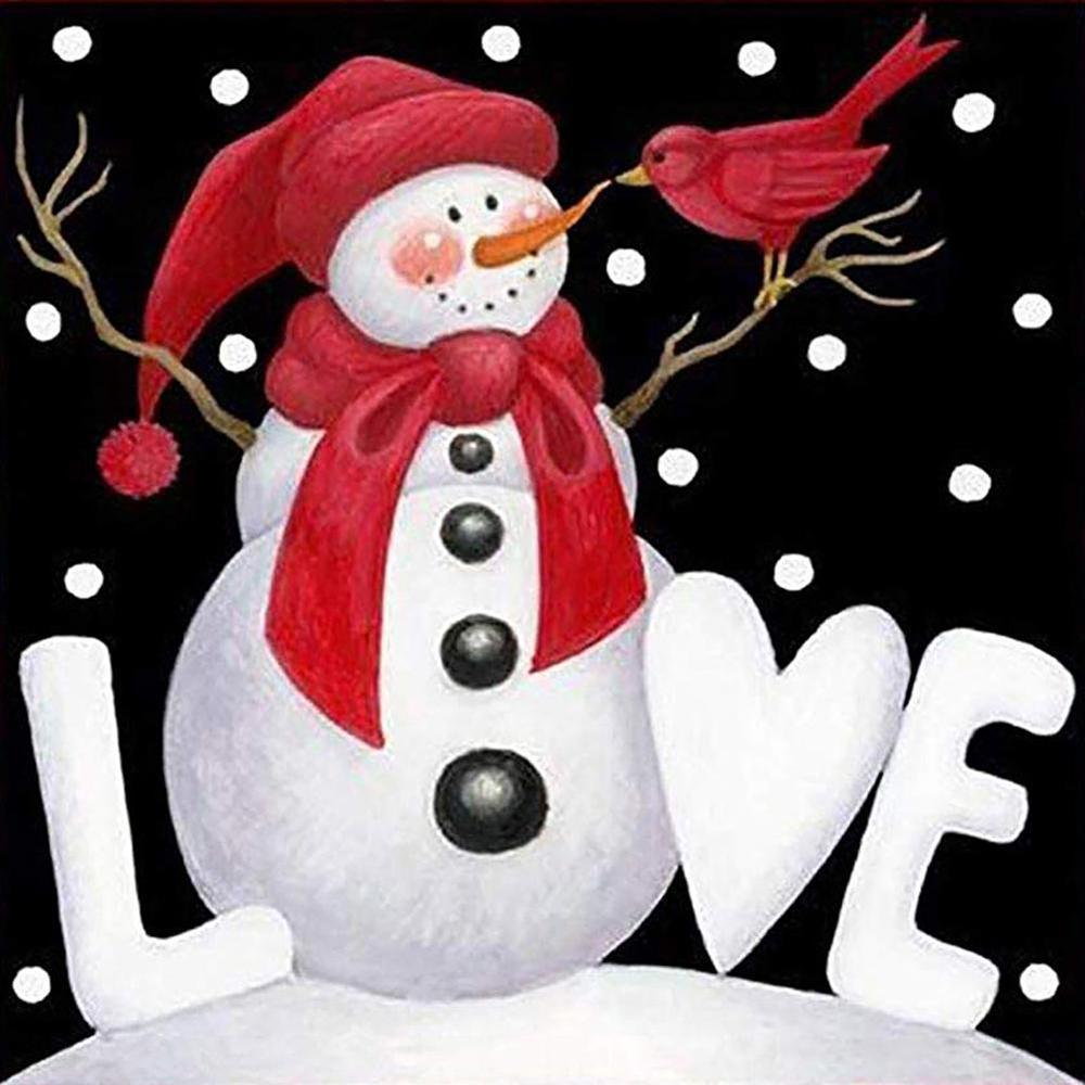 Free Snowman - MyCraftsGfit - Free 5D Diamond Painting