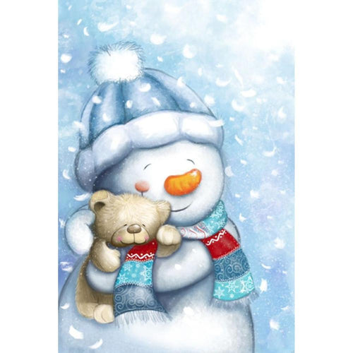 Snowman Free 5D Diamond Painting Kits MyCraftsGfit - Free 5D Diamond Painting mycraftsgift.com