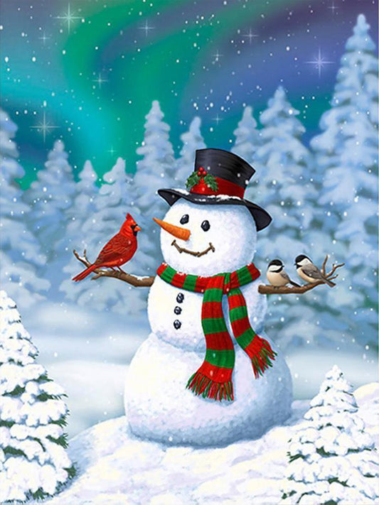 Snowman Free 5D Diamond Painting Kits MyCraftsGfit - Free 5D Diamond Painting mycraftsgift.com