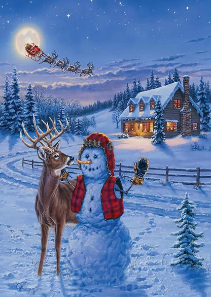 Free Snowman - MyCraftsGfit - Free 5D Diamond Painting