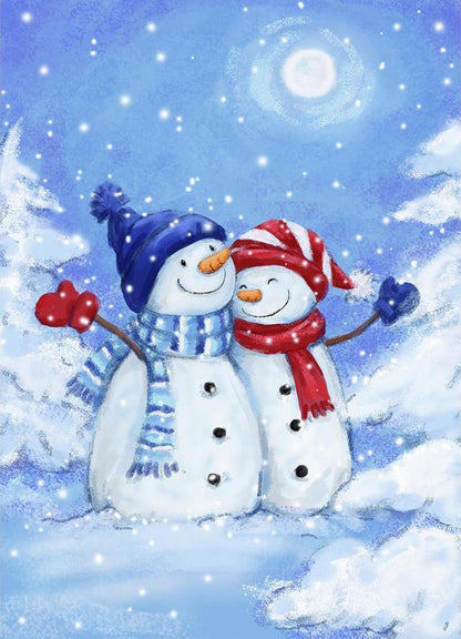 Free Snowman - MyCraftsGfit - Free 5D Diamond Painting