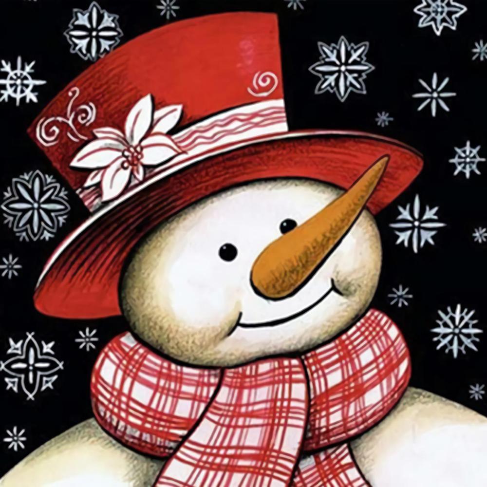 Free Snowman - MyCraftsGfit - Free 5D Diamond Painting