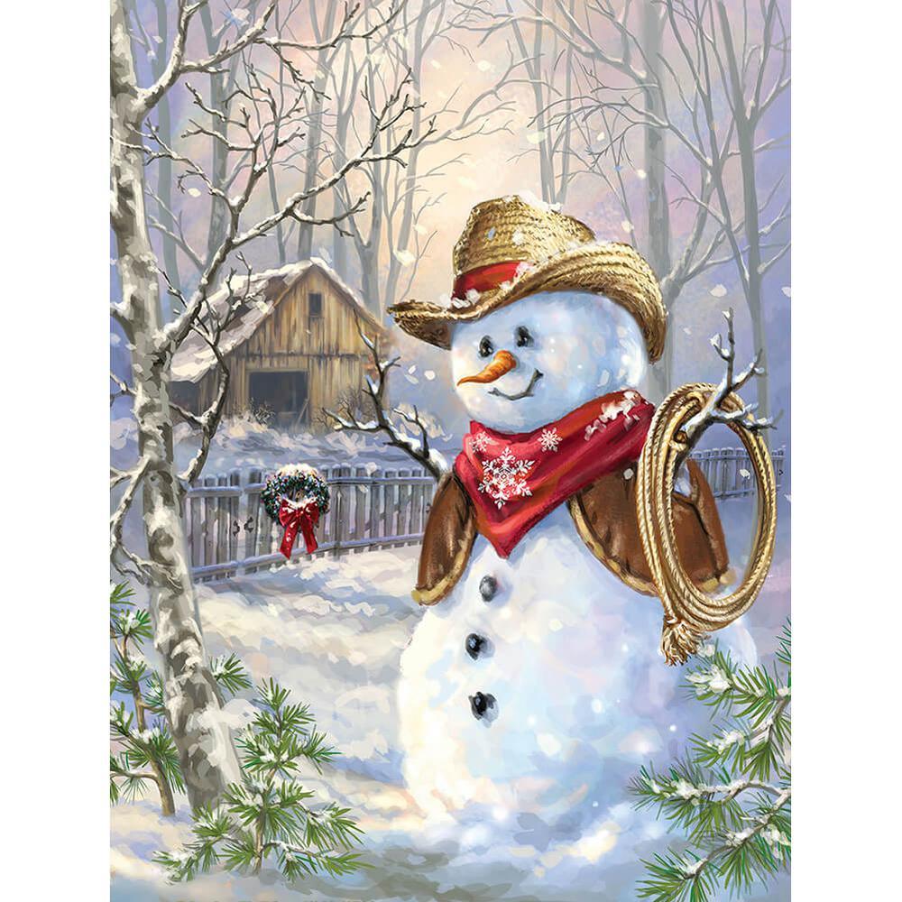 Snowman Free 5D Diamond Painting Kits MyCraftsGfit - Free 5D Diamond Painting mycraftsgift.com