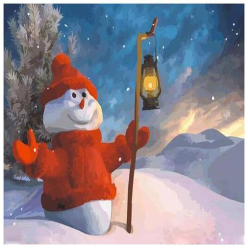 Snowman Free 5D Diamond Painting Kits MyCraftsGfit - Free 5D Diamond Painting mycraftsgift.com