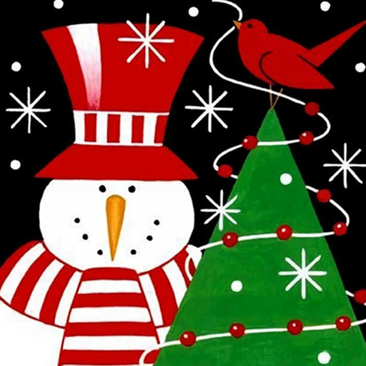 Free Snowman - MyCraftsGfit - Free 5D Diamond Painting